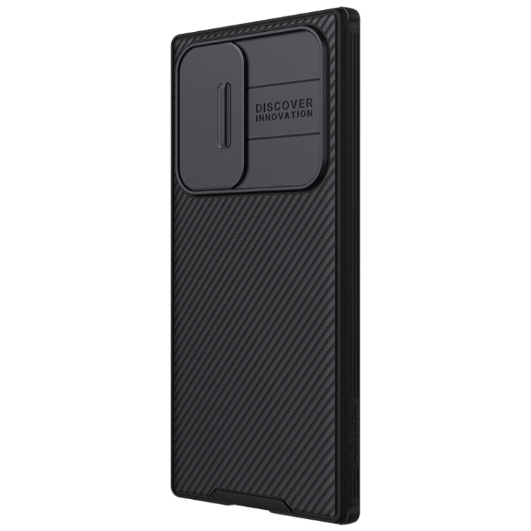 For Samsung Galaxy S22 Ultra 5G NILLKIN Black Mirror Pro Series Camshield Phone Case(Black) - free shipping - PMC Jewellery - Order now!