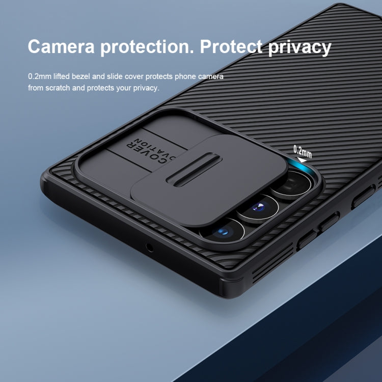 For Samsung Galaxy S22 Ultra 5G NILLKIN Black Mirror Pro Series Camshield Phone Case(Black) - free shipping - PMC Jewellery - Order now!
