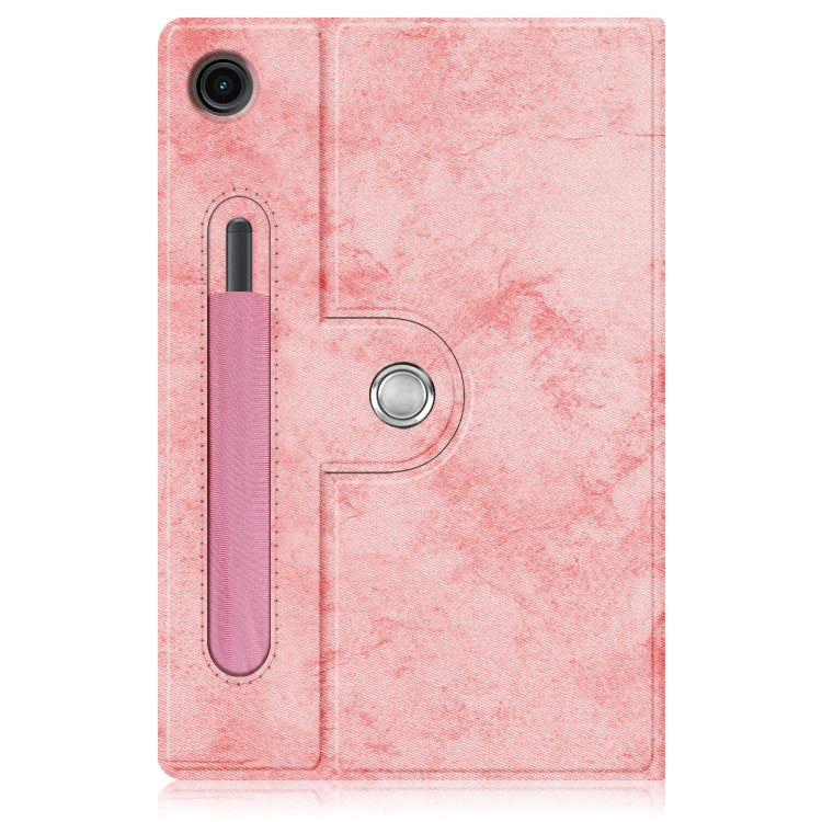 For Samsung Galaxy Tab A8 2022 SM-X200 360 Degrees Rotation Leather Tablet Case(Pink) - free shipping - PMC Jewellery - Order now!