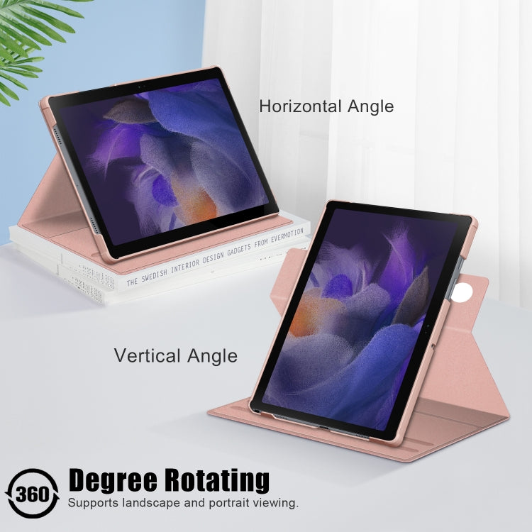 For Samsung Galaxy Tab A8 2022 SM-X200 360 Degrees Rotation Leather Tablet Case(Pink) - free shipping - PMC Jewellery - Order now!
