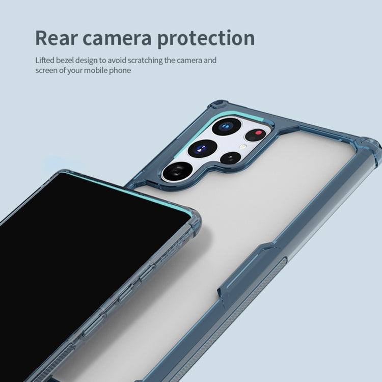 For Samsung Galaxy S22 Ultra 5G NILLKIN PC + TPU Phone Case(Transparent)