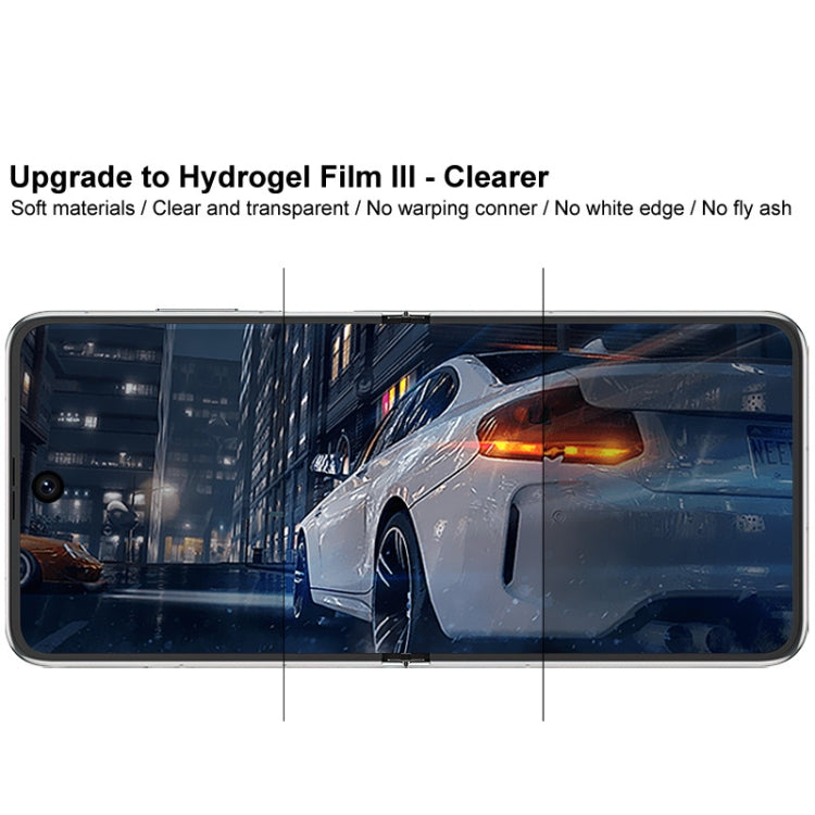 1 Sets imak Curved Full Screen Hydrogel Film (Outer Screen + Back + Inner Screen) For Huawei P50 Pocket - Huawei Tempered Glass by imak | Online Shopping South Africa | PMC Jewellery | Buy Now Pay Later Mobicred