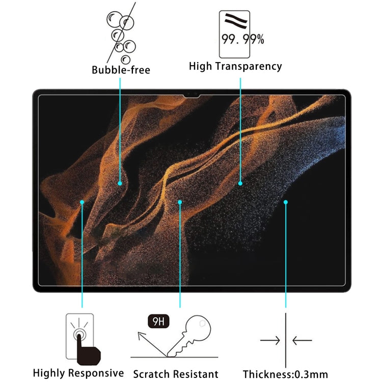 9H 2.5D Explosion-proof Tempered Tablet Glass Film For Samsung Galaxy Tab S8 Ultra / X900 - free shipping - PMC Jewellery - Order now!
