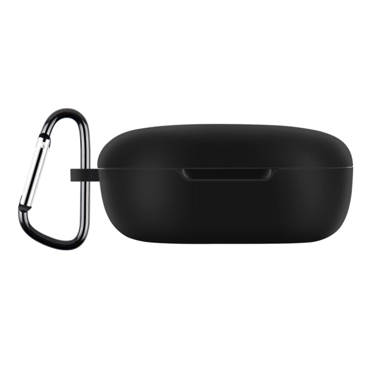 For Xiaomi Redmi Buds 4 Lite Silicone Earphone Protective Case with Hook (Black)