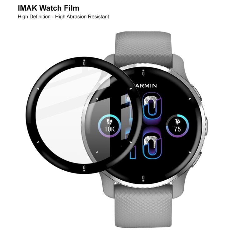 Compatible with Garmin Venu 2 Plus IMAK HD High Transparent Wear-resistant Watch Screen Protective Film - Screen Protector by imak | Online Shopping South Africa | PMC Jewellery | Buy Now Pay Later Mobicred