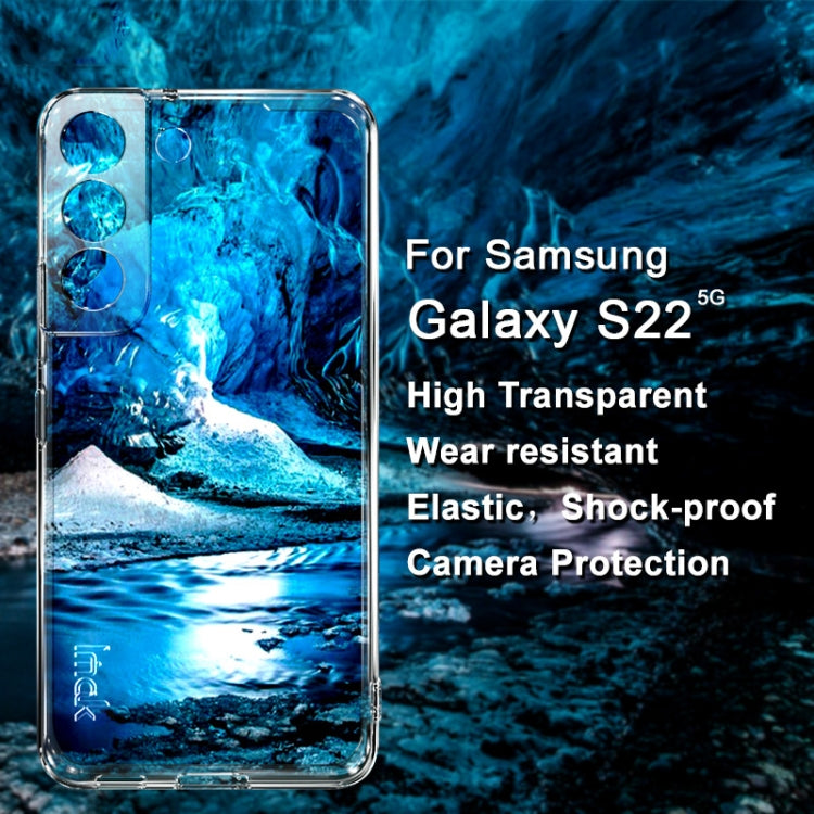 For Samsung Galaxy S22 5G IMAK UX-5 Series Transparent TPU Phone Case