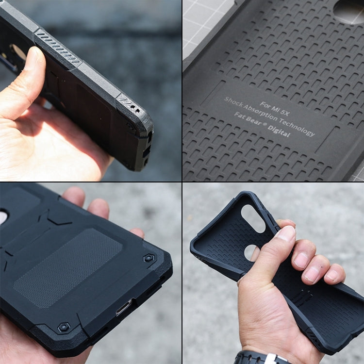 For Xiaomi Mi 5X FATBEAR Armor Shockproof Cooling Phone Case(Black) - Xiaomi Cases by FATBEAR | Online Shopping South Africa | PMC TechLife | Buy Now Pay Later Mobicred