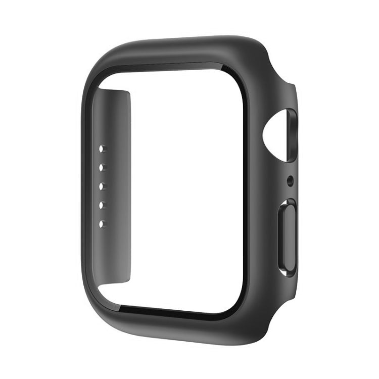 ROCK 2 in 1 PC Frame + Film Protector Case For Apple Watch Series 6 & SE & 5 & 4 44mm(Black) - Watch Cases by ROCK