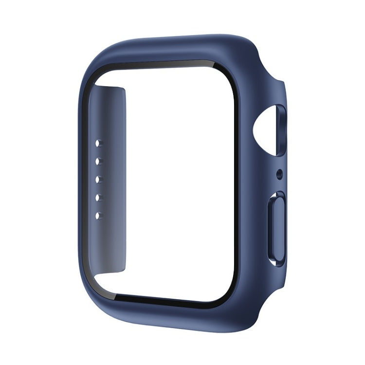 ROCK 2 in 1 PC Frame + Film Protector Case For Apple Watch Series 6 & SE & 5 & 4 44mm(Blue) - Watch Cases by ROCK