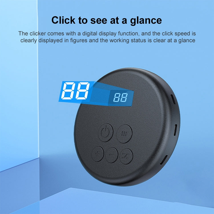 G30 Universal Digital Display Like Device Mobile Phone Automatic Screen Clicker, Style:One Machine with Six Head(Black) - free shipping - PMC Jewellery - Order now!