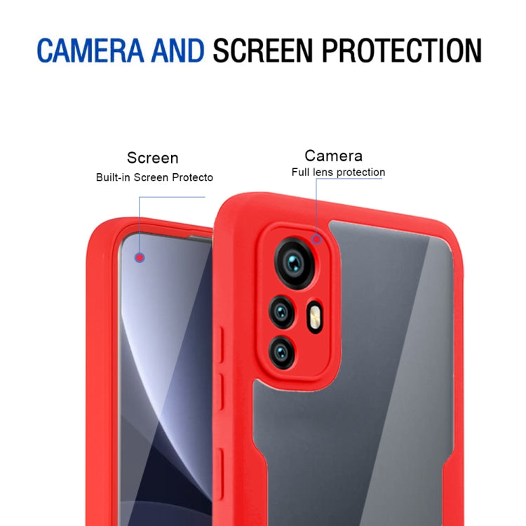 For Xiaomi 12 Pro 5G Acrylic + TPU 360 Degrees Full Coverage Shockproof Phone Case(Black) - free shipping - PMC TechLife - Order now!