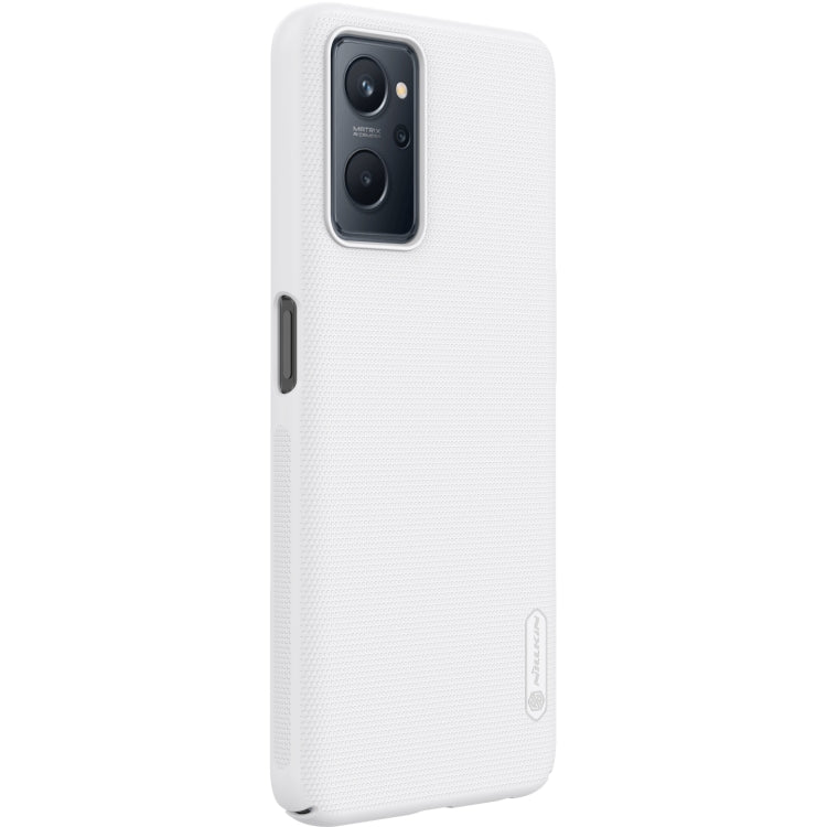 For OPPO Realme 9i NILLKIN Frosted PC Phone Case(White) - Realme Cases by NILLKIN | Online Shopping South Africa | PMC Jewellery | Buy Now Pay Later Mobicred