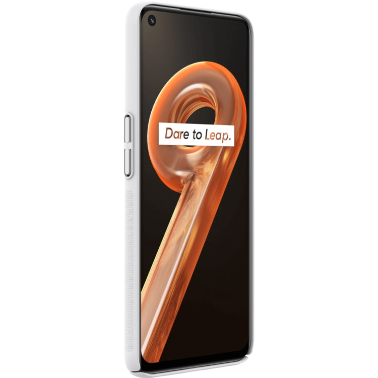 For OPPO Realme 9i NILLKIN Frosted PC Phone Case(White) - Realme Cases by NILLKIN | Online Shopping South Africa | PMC Jewellery | Buy Now Pay Later Mobicred