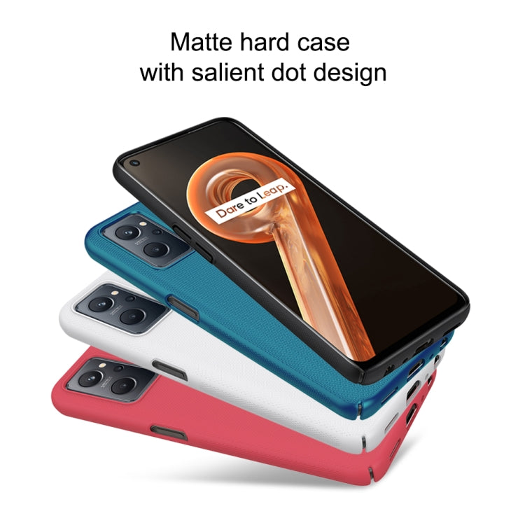 For OPPO Realme 9i NILLKIN Frosted PC Phone Case(White) - Realme Cases by NILLKIN | Online Shopping South Africa | PMC Jewellery | Buy Now Pay Later Mobicred
