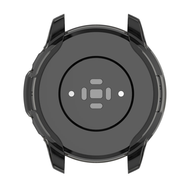 For Xiaomi Watch S1 Active / Watch Color 2 TPU Half-pack Watch Case(Transparent Black) - Watch Cases by PMC Jewellery | Online Shopping South Africa | PMC Jewellery | Buy Now Pay Later Mobicred