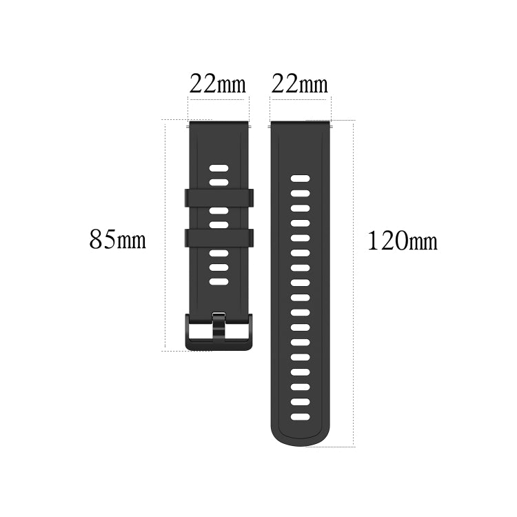 For Xiaomi Watch S1 Active / Watch Color 2 Solid Color Silicone Watch Band(Midnight Blue) - Watch Bands by PMC Jewellery | Online Shopping South Africa | PMC Jewellery | Buy Now Pay Later Mobicred