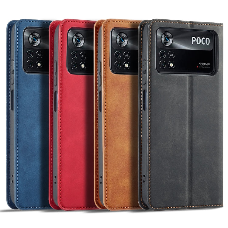 For Xiaomi Poco X4 Pro 5G Forwenw Dream Series Oil Edge Strong Magnetism Leather Phone Case(Black) - Xiaomi Cases by Forwenw | Online Shopping South Africa | PMC TechLife | Buy Now Pay Later Mobicred