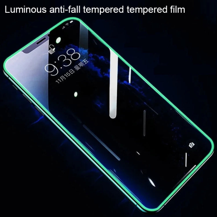 For iPhone 13 / 13 Pro Luminous Shatterproof Airbag Tempered Glass Film