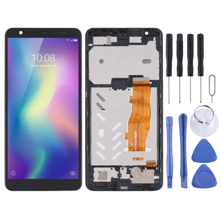 OEM LCD Screen For ZTE Blade A5 2019 Digitizer Full Assembly with Frame���Black)