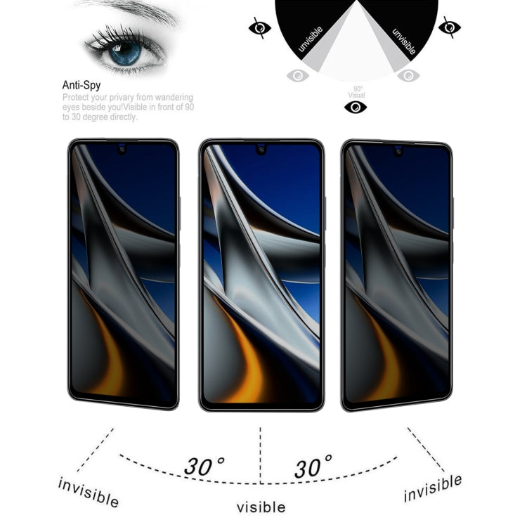 25 PCS Full Cover Anti-peeping Tempered Glass Film For Xiaomi Poco X4 Pro 5G - by PMC TechLife | Online Shopping South Africa | PMC TechLife
