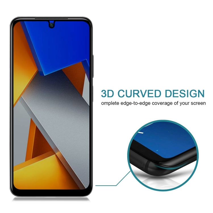 25 PCS Full Cover Anti-peeping Tempered Glass Film For Xiaomi Poco M4 Pro 4G