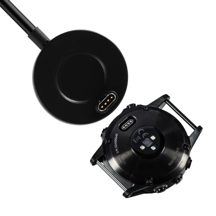 Compatible with Garmin Fenix 6 & 6S & 6X Round Charging Base(Black)