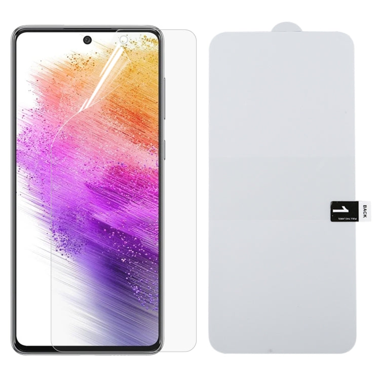 Full Screen Protector Explosion-proof Hydrogel Film For Samsung Galaxy A73 - free shipping - PMC Jewellery - Order now!