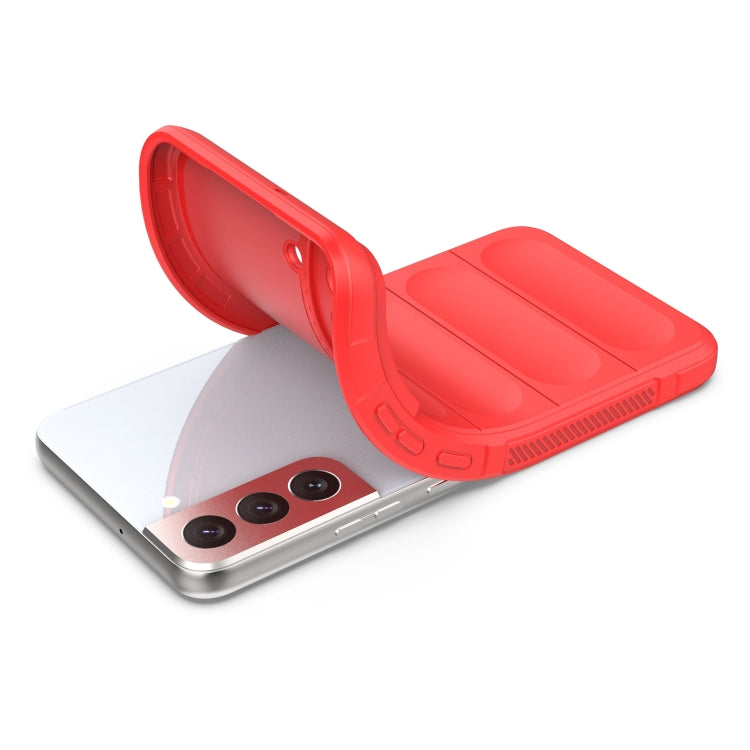 For Samsung Galaxy S22+ 5G Magic Shield TPU + Flannel Phone Case(Red) - Galaxy S22+ 5G Cases by PMC TechLife | Online Shopping South Africa | PMC TechLife | Buy Now Pay Later Mobicred