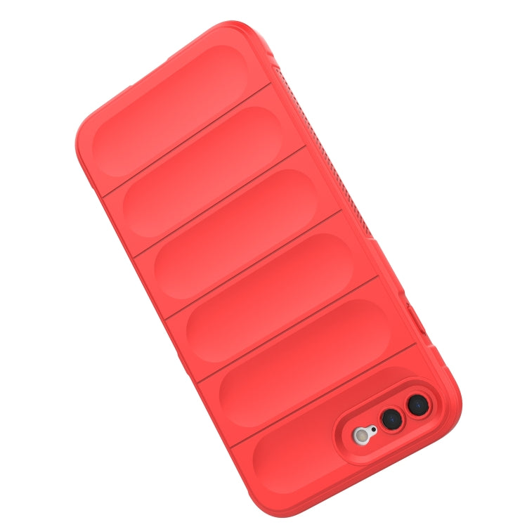 For iPhone SE 2022 / SE 2020 / 8 / 7 Magic Shield TPU + Flannel Phone Case(Black) - iPhone SE 2022 / 2020 / 8 / 7 Cases by PMC TechLife | Online Shopping South Africa | PMC TechLife | Buy Now Pay Later Mobicred