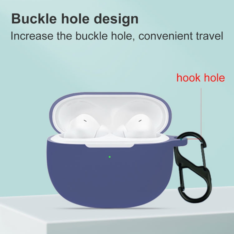 For Redmi Buds 4 Pro Silicone Earphone Protective Case(Dark Green)