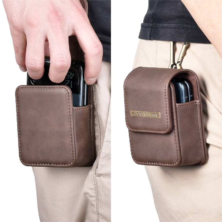 Outdoor Mountaineering Phone Hanging Pocket for Samsung Galaxy Z Filp3 5G(Brown) - Galaxy Phone Cases by PMC TechLife | Online Shopping South Africa | PMC TechLife | Buy Now Pay Later Mobicred