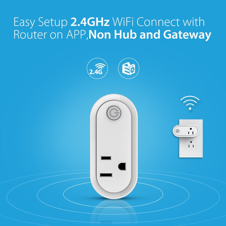 NEO NAS-WR12W 15A 2.4G WiFi US Smart Power Plug - Smart Socket by NEO | Online Shopping South Africa | PMC Jewellery | Buy Now Pay Later Mobicred