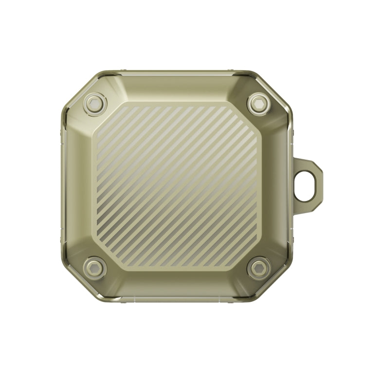 For Samsung Galaxy Buds Live / Buds 2 / Buds Pro / Buds 2 Pro Shield Armor Water-resistant Wireless Earphone Protective Case(Army Green)