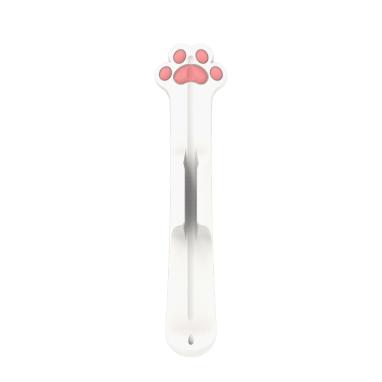 Stylus Silicone Magnetic Cartoon Pen Holder For Apple Pencil 1/2(White Cat Paw)