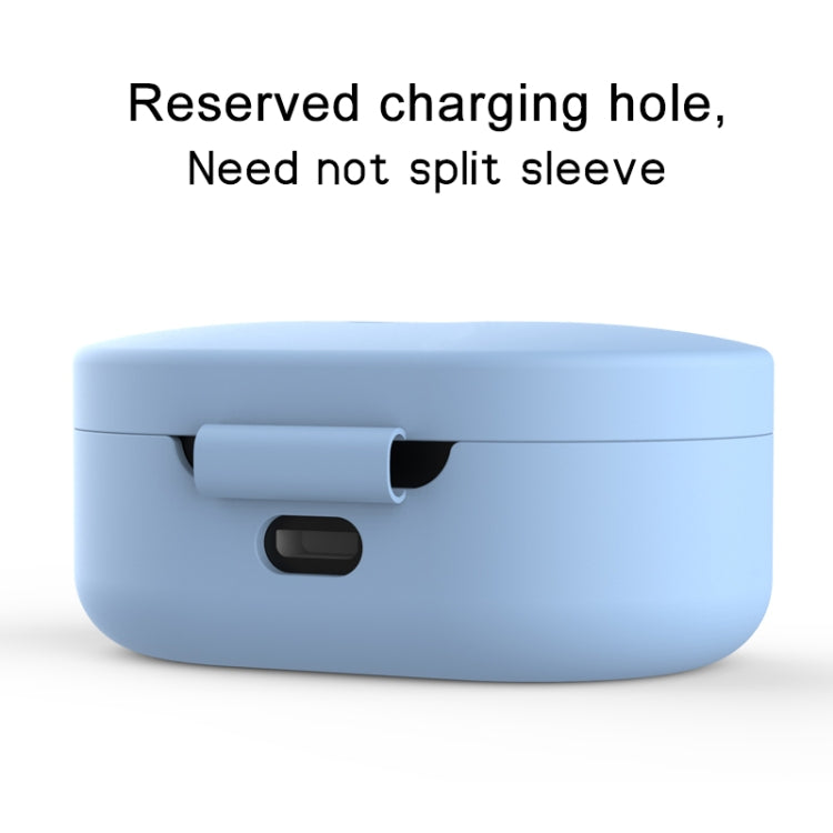 Bluetooth Earphone Silicone Case For Redmi AirDots(Sky Blue)