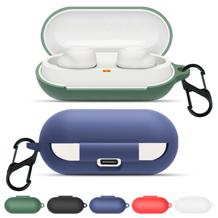Bluetooth Earphone Silicone Case For Sony WF-C500(White)