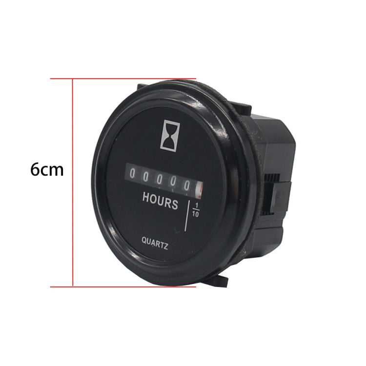Mechanical Chronograph Marine Boat Engine Round ACDC Truck Chrono Hour Meter - free shipping - PMC Jewellery - Order now!