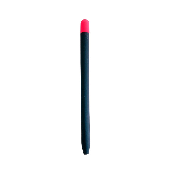 Contrasting Color Silicone Protective Case For Apple Pencil 2(Black)