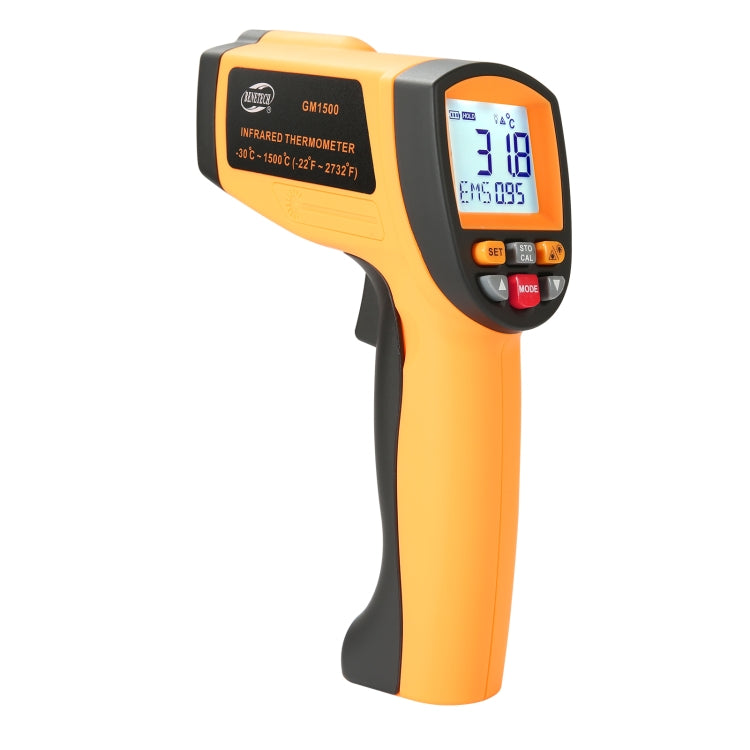 BENETECH GM1500 LCD Display Infrared Thermometer, Battery Not Included