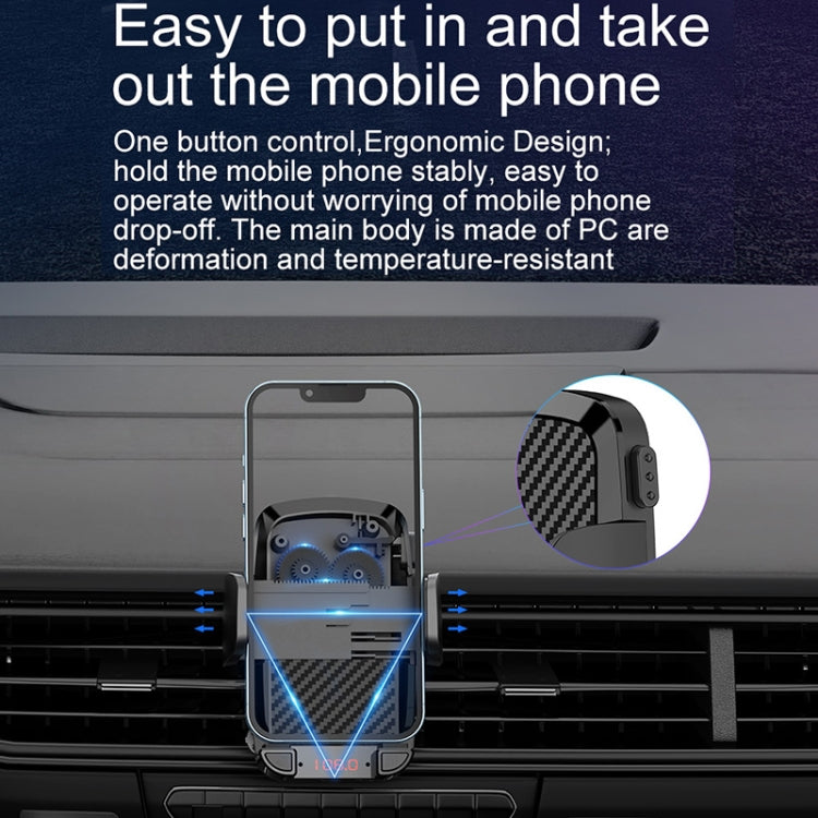 C1 Car Bluetooth 5.0 MP3 Player FM Transmitter Air Outlet Phone Holder - Car MP3 & MP4 & MP5 by PMC TechLife | Online Shopping South Africa | PMC TechLife