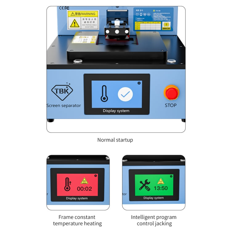 TBK 288 Built-in Pump Vacuum Automatic Intelligent Control Screen Removal Tool, EU Plug