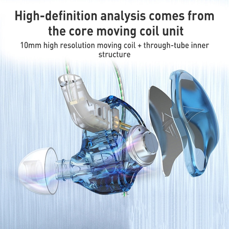 KZ-EDC 1.2m High-Value Subwoofer Wired HIFI In-Ear Headphones, Style:With Microphone(Shining Black) - free shipping - PMC TechLife - Order now!