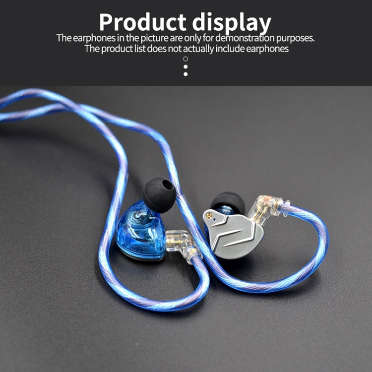 KZ 90-10 2Pin Interface 498 Core DIY Headphone Upgrade Cable,Length: 1.2m(Blue) - free shipping - PMC Jewellery - Order now!