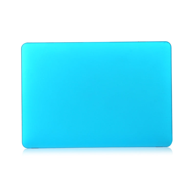 Laptop Matte Style Protective Case For MacBook Air 13.6 2025 / 2023 / 2022(Water Blue)