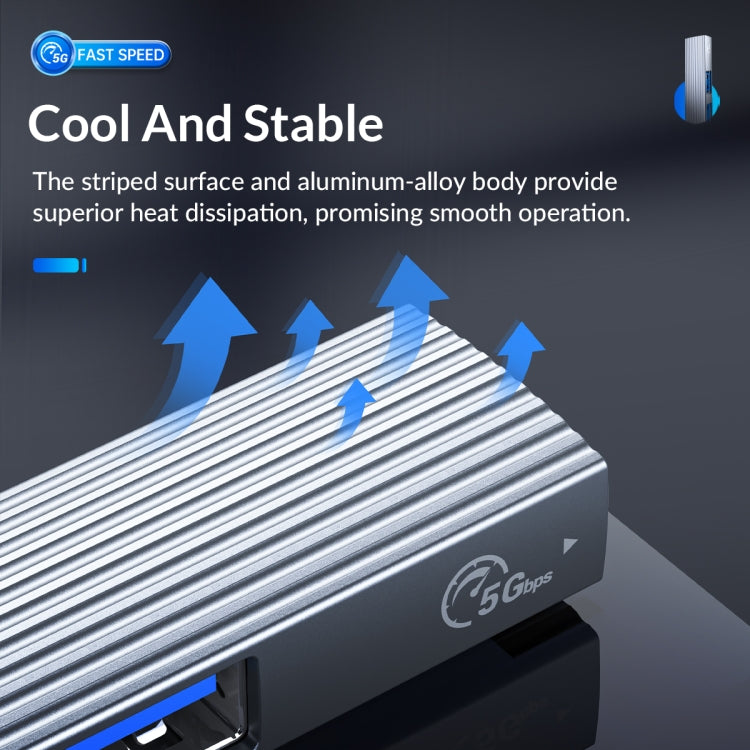 ORICO AH-A13 USB 3.0 x 1 + USB 2.0 x 3 to USB 3.0 HUB Adapter(Space Gray) - USB 3.0 HUB by ORICO | Online Shopping South Africa | PMC Jewellery | Buy Now Pay Later Mobicred