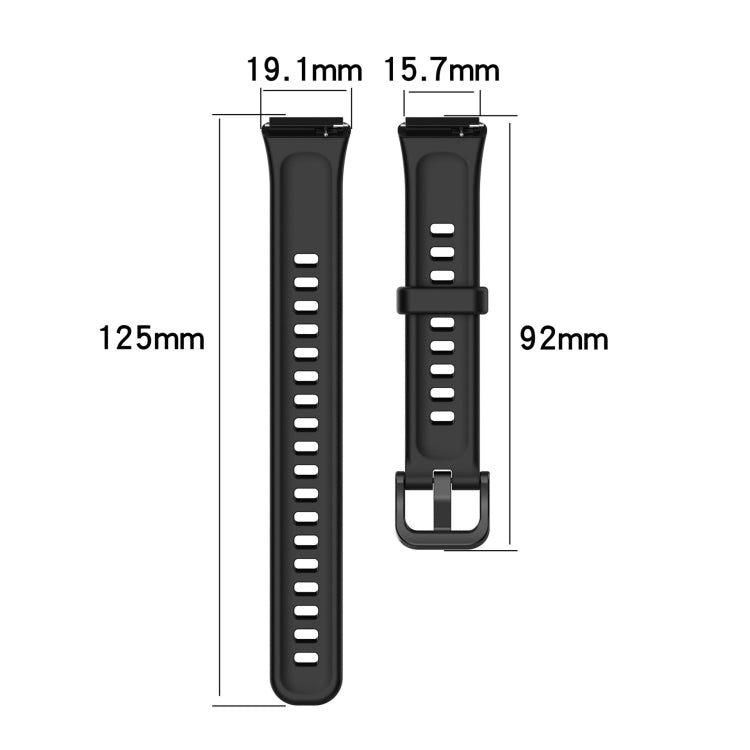 For Huawei Band 7 Silicone Watch Band(Red)
