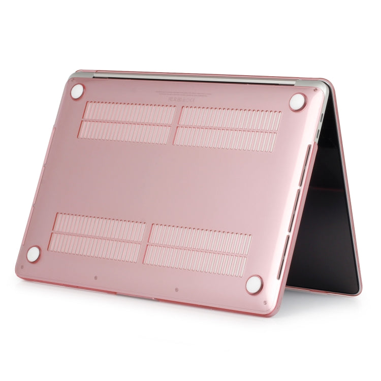 For MacBook Air 13.6 inch A2681 2022 Laptop Crystal Style Protective Case(Pink) - MacBook Air Cases by PMC TechLife | Online Shopping South Africa | PMC TechLife