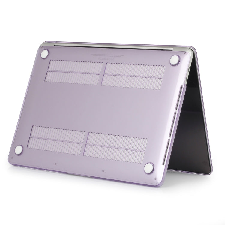 For MacBook Air 13.6 inch A2681 2022 Laptop Crystal Style Protective Case(Purple)