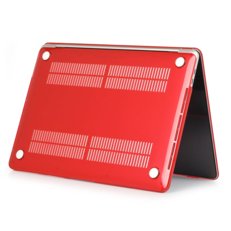 Laptop Crystal Style Protective Case For MacBook Pro 13.3 inch A2338 2022(Red) - MacBook Pro Cases by PMC TechLife | Online Shopping South Africa | PMC TechLife