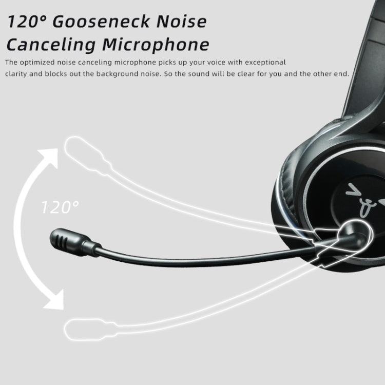 SOYTO SY-T30C Long Microphone Bluetooth Wireless Noise Cancelling Ergonomic Gaming Headset(Black) - free shipping - PMC Jewellery - Order now!
